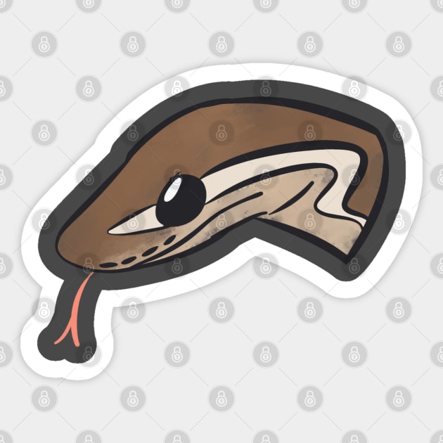 Ball Python Sticker by Can't Think of a Name